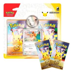 blister duplo eevee pokémon 30 anos