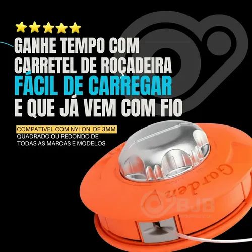 carretel para roçadeira