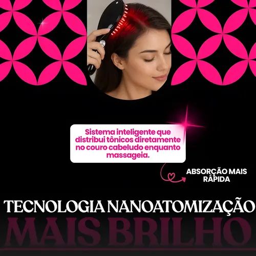 escova massageadora capilar