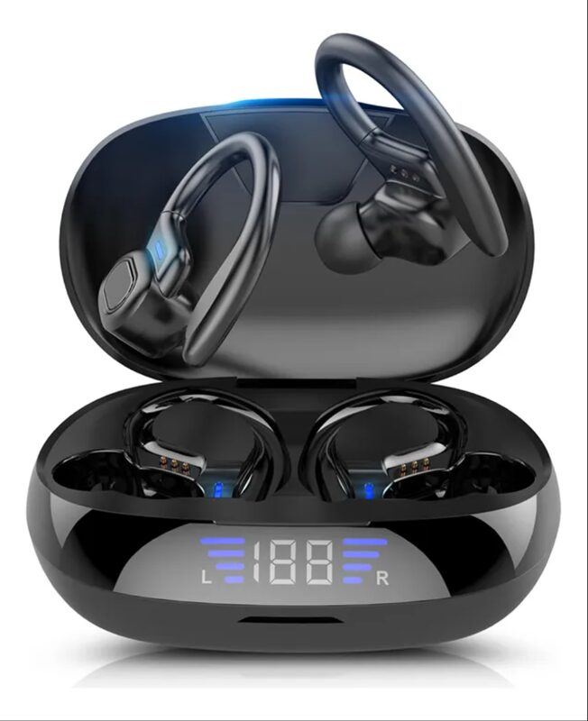 Fone Bluetooth Esportivo com Gancho