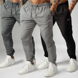 Kit 3 Calças Jogger Masculinas Tactel