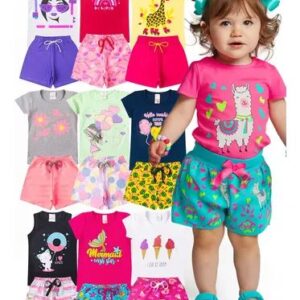 Kit Roupa Infantil Menina 10 Peças