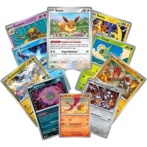 lote 20 cartas pokémon brilhantes