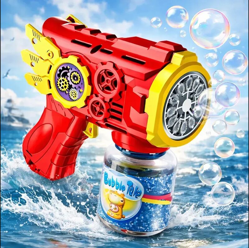 Pistola Lança Bolhas De Sabão