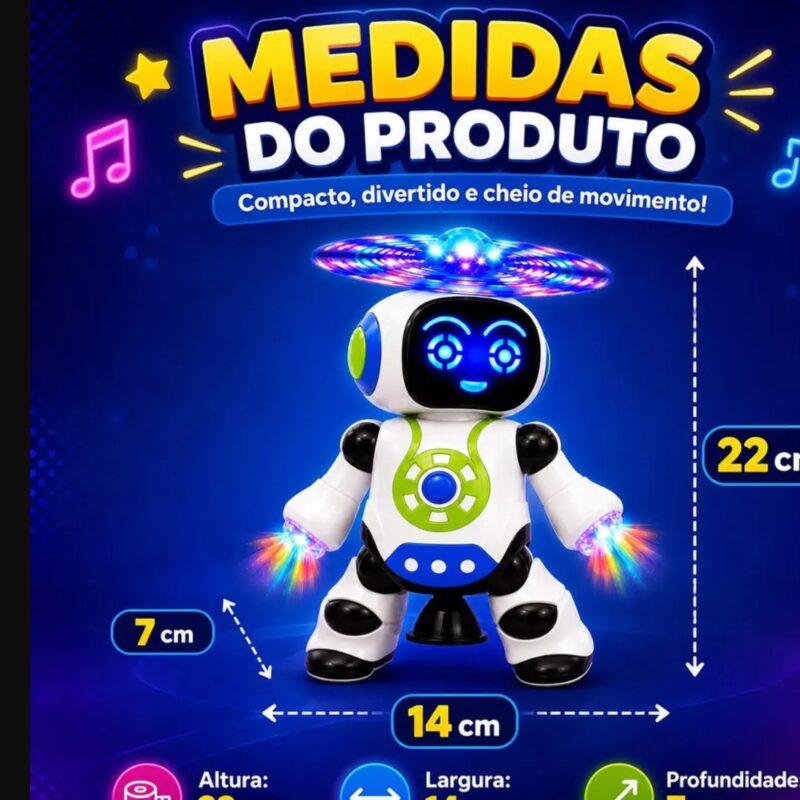 Robô Dançarino Infantil
