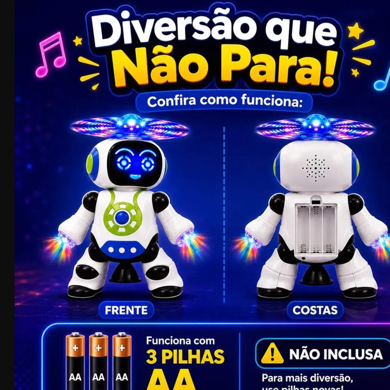 Robô Dançarino Infantil