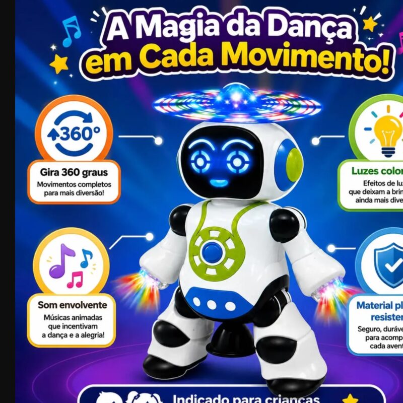 Robô Dançarino Infantil
