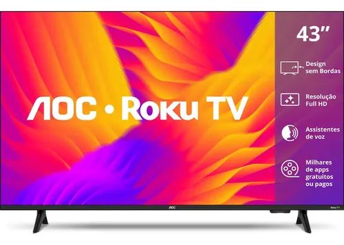 Smart TV 43 AOC Roku