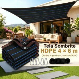 tela sombrite 90% 6x4m