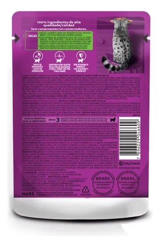 whiskas sachê carne ao molho
