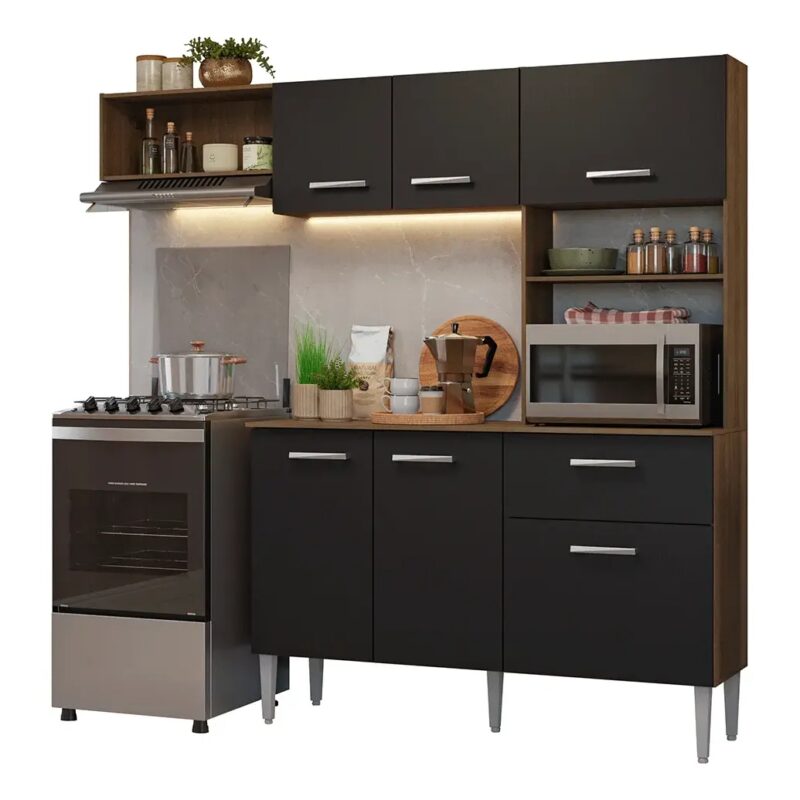 armário de cozinha compacta 196cm