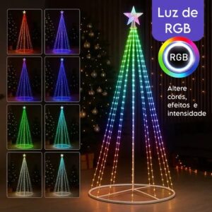 árvore de natal de led