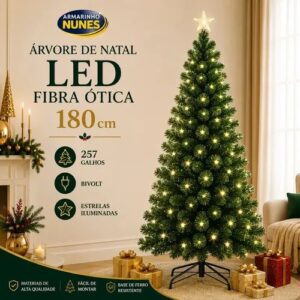 árvore de natal fibra ótica