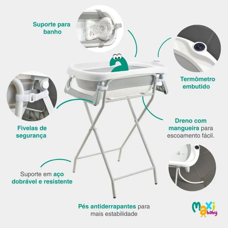 banheira dobrável Maxi Baby Wish