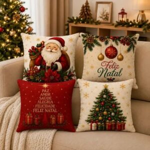 capas de almofada de natal