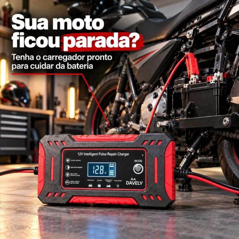 carregador de bateria 12V 6A