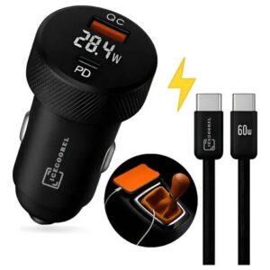 carregador veicular turbo 60W