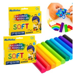 kit 24 massinhas de modelar
