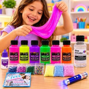 kit completo para fazer slime