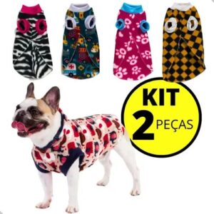kit roupa para cachorro