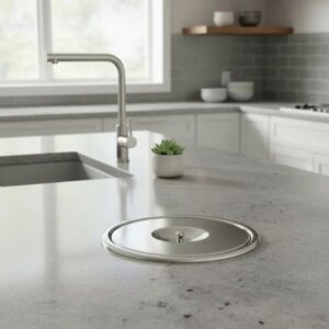 lixeira de embutir 5l inox