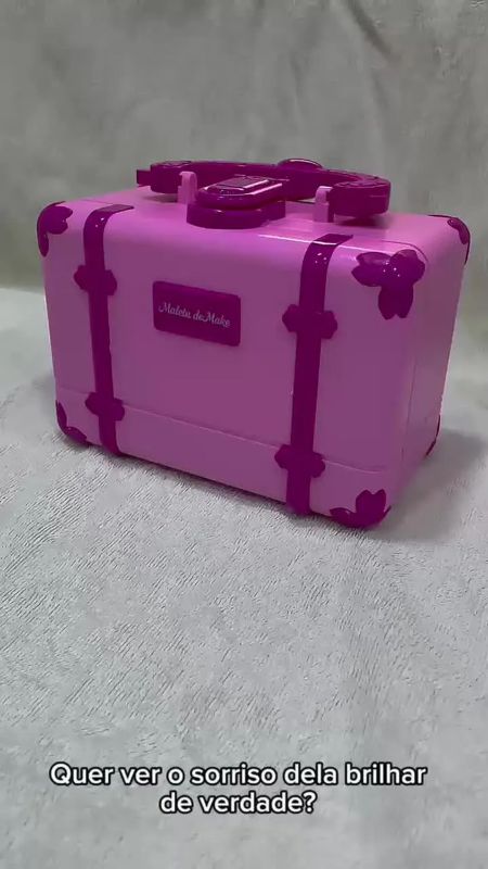 maleta de maquiagem infantil