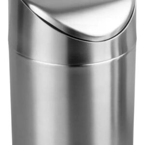 mini lixeira inox swing