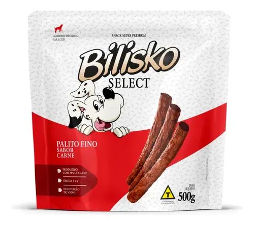 palito para cães sabor carne 500g