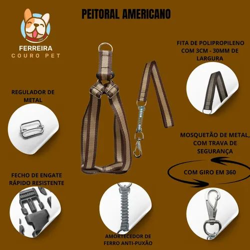 peitoral americano antipuxão