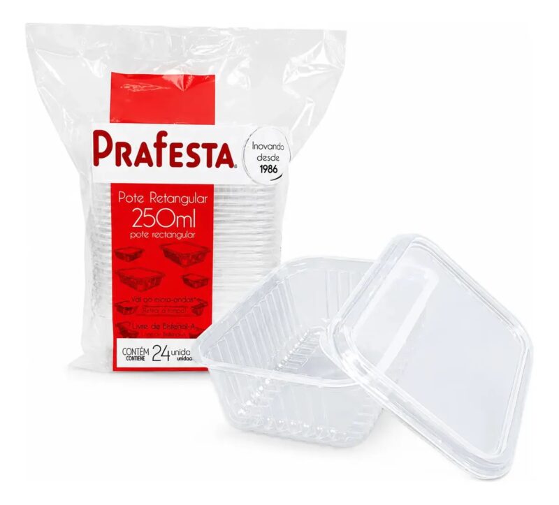 Retangular Prafesta Embalagem