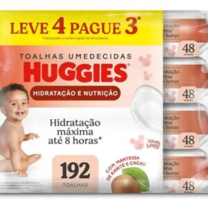 toalha umedecida Huggies